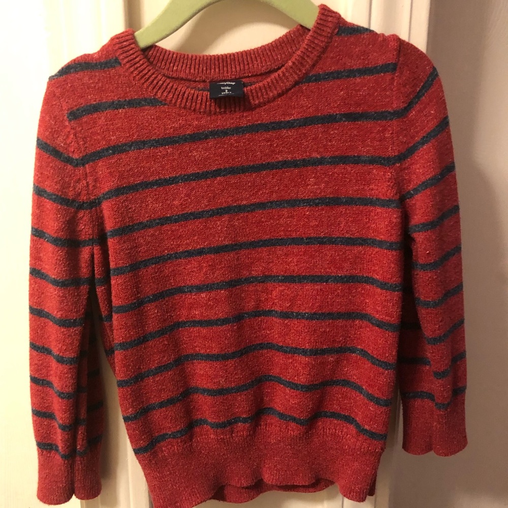 Toddler boys striped Gap sweater